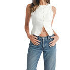 Tailored Button-Up Vest – Alicia DiMichele Boutique