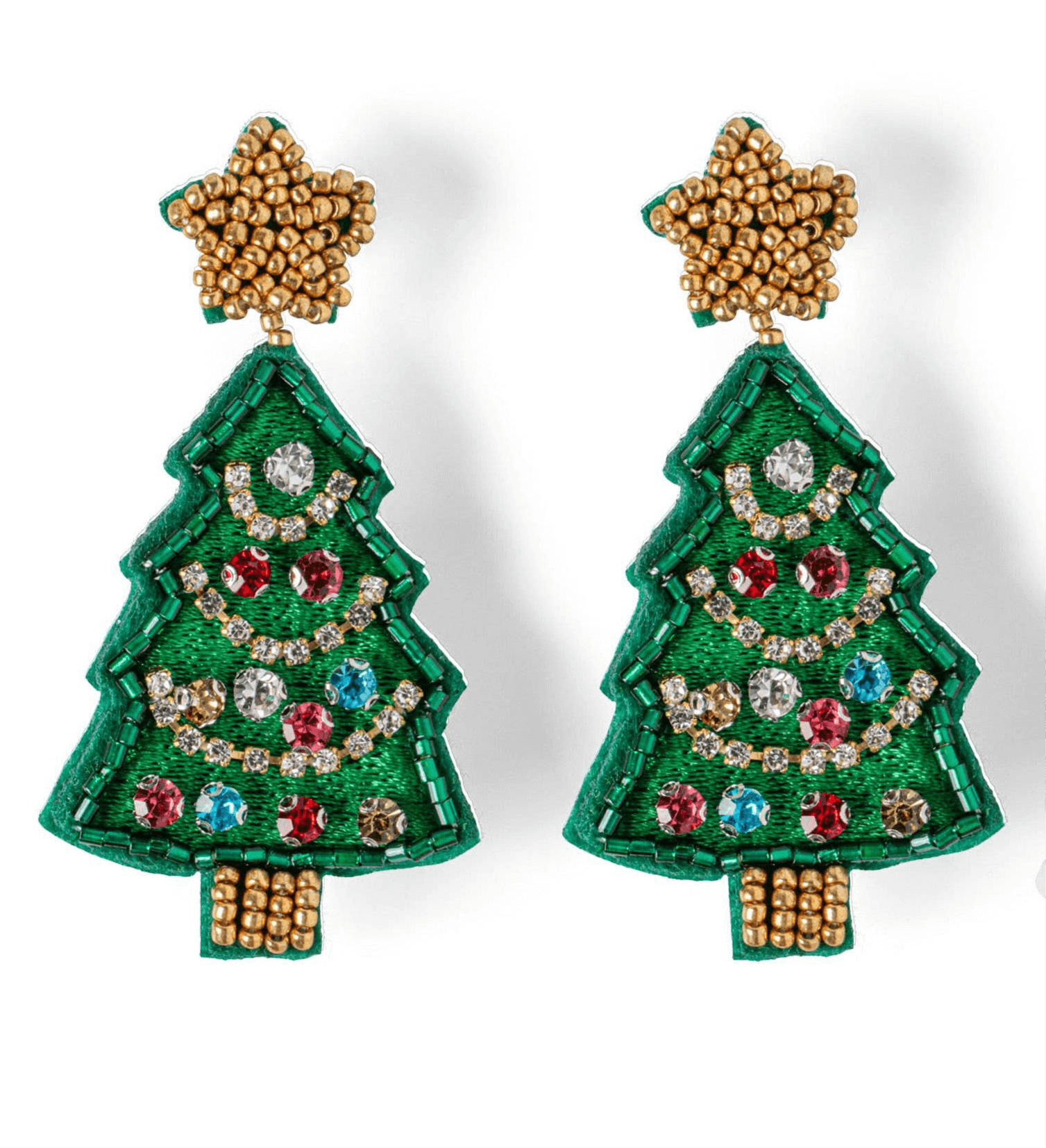 Holiday Spirit Beaded Earrings – Alicia DiMichele Boutique