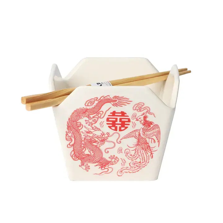 Imperial Dragon Takeout Box Serving Bowl – Alicia DiMichele Boutique