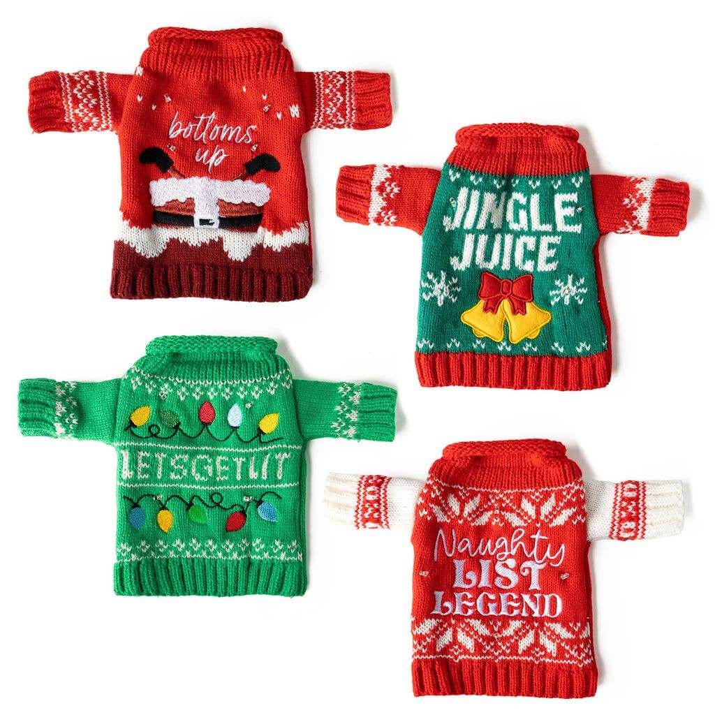 Holiday Light-Up Wine Bottle Sweater – Alicia DiMichele Boutique