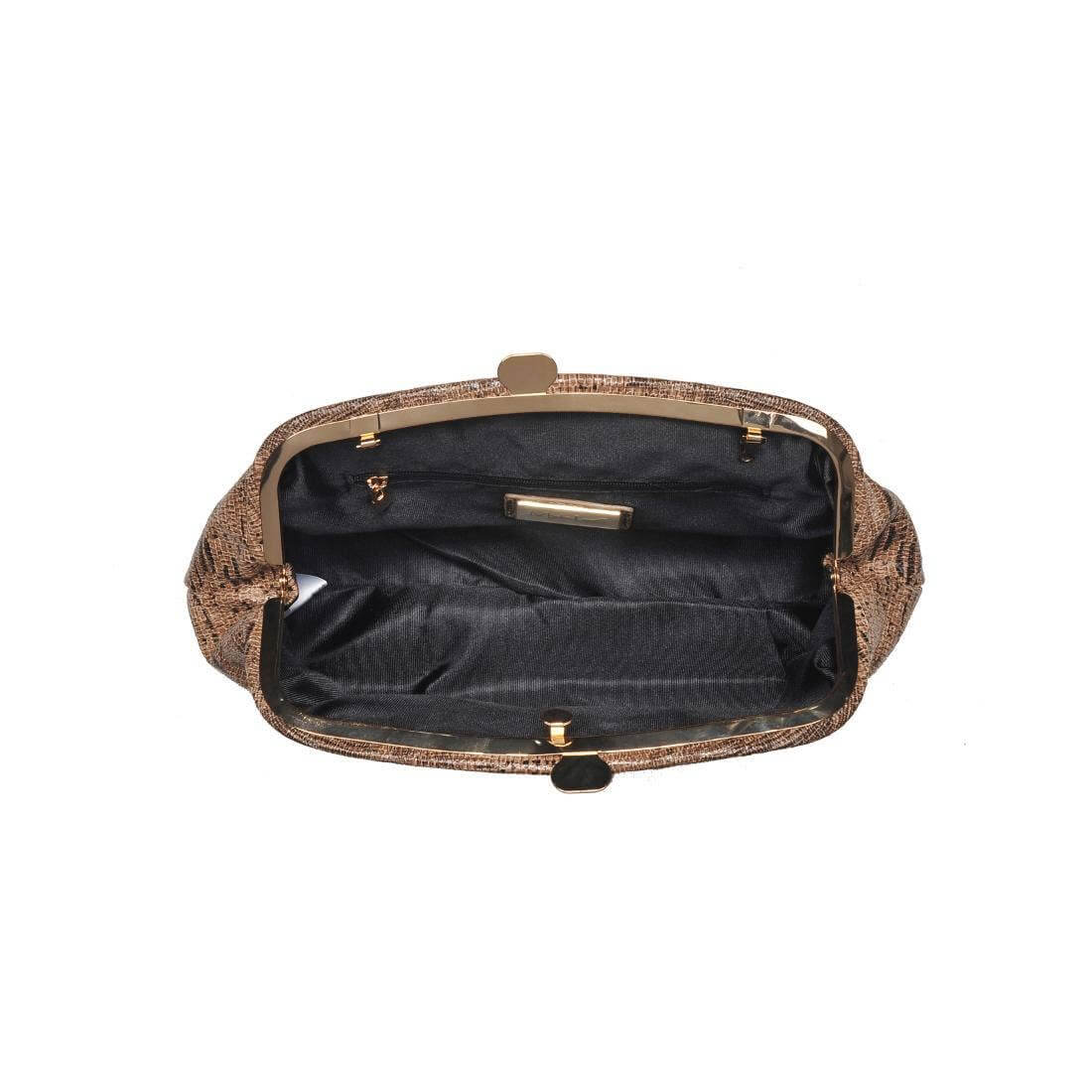 Brown Textured Clutch – Alicia DiMichele Boutique