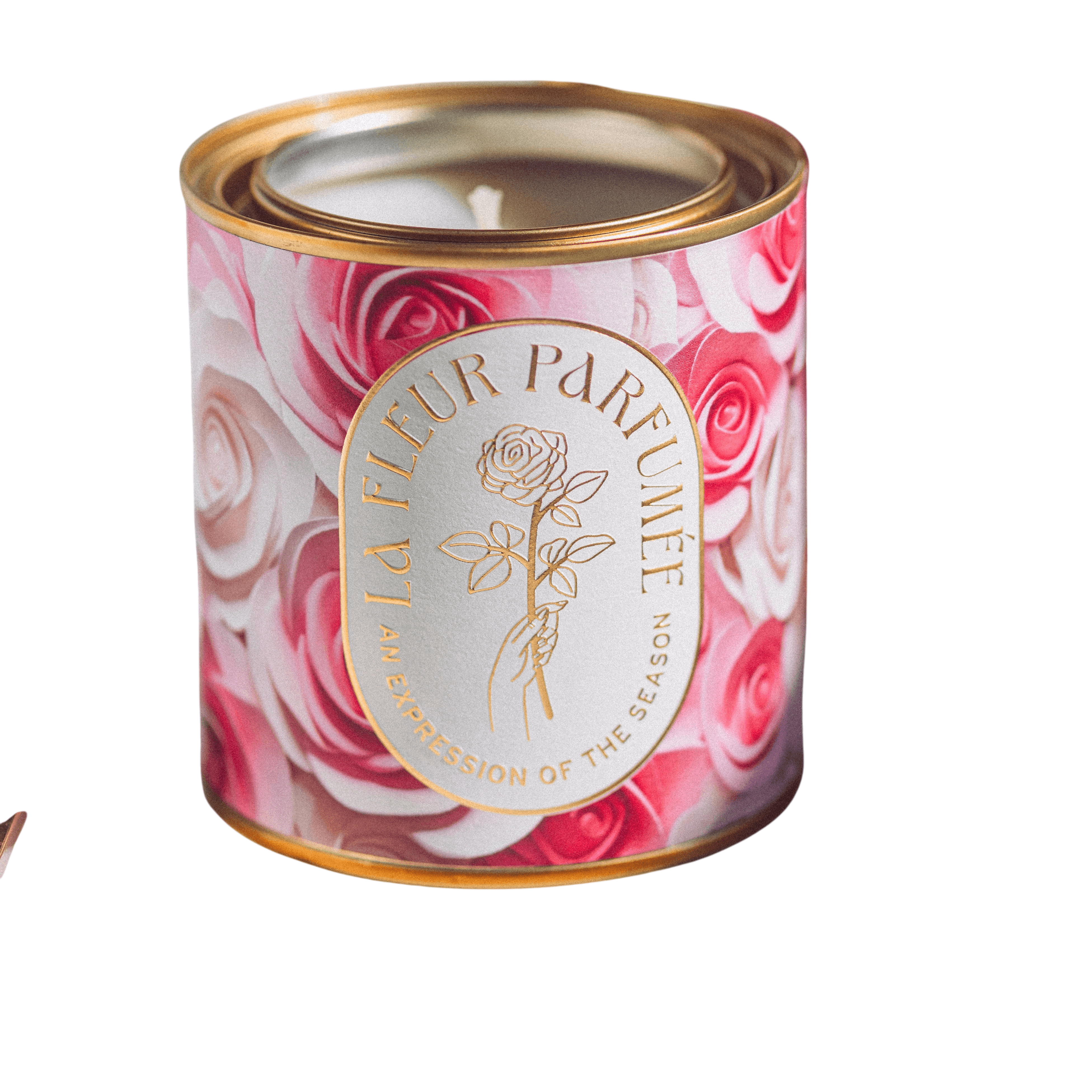 La Fleur Pink Roses Tin Candle – Alicia DiMichele Boutique