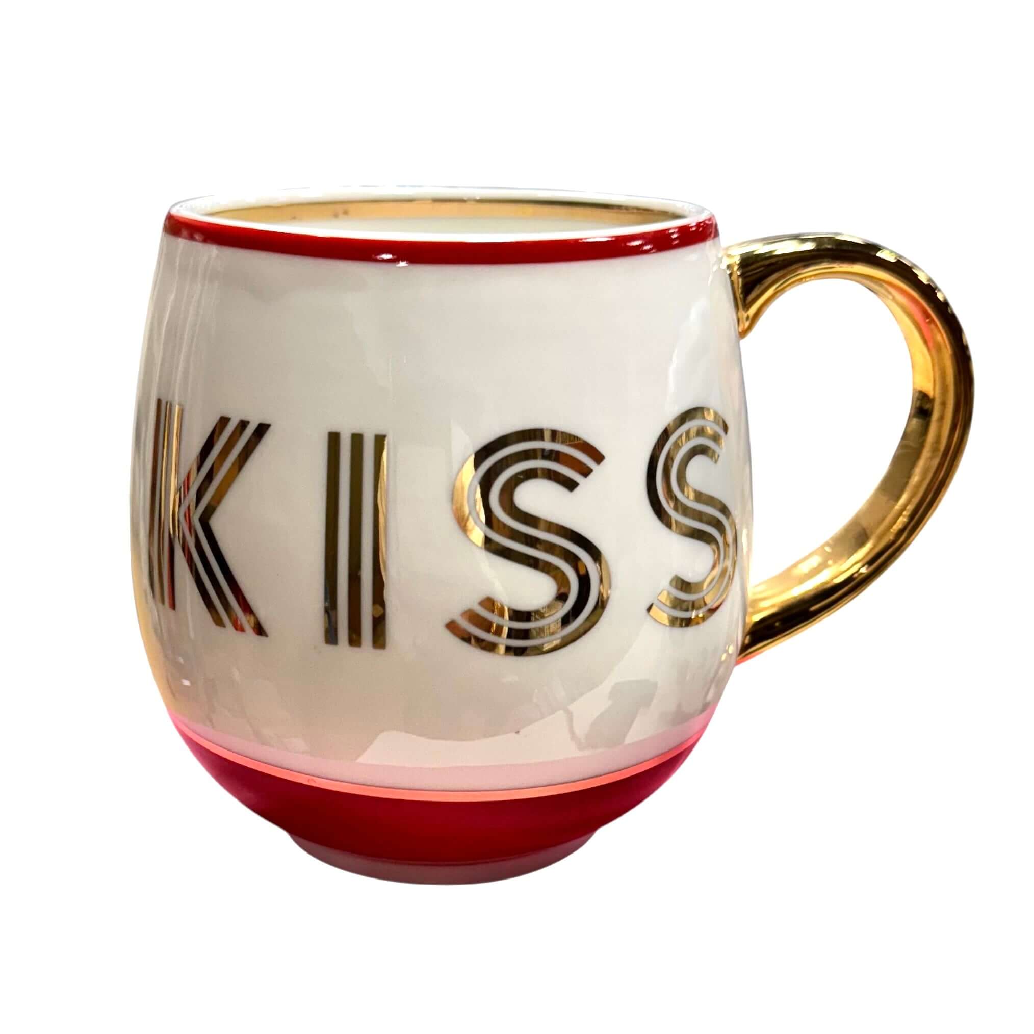 Gold Handled Kiss Mug – Alicia DiMichele Boutique