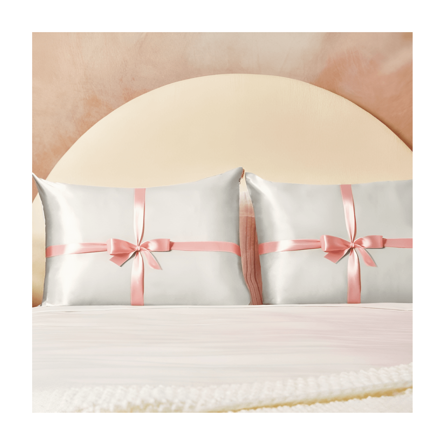 Kitsch Standard Pillowcase Set - Ivory – Alicia DiMichele Boutique