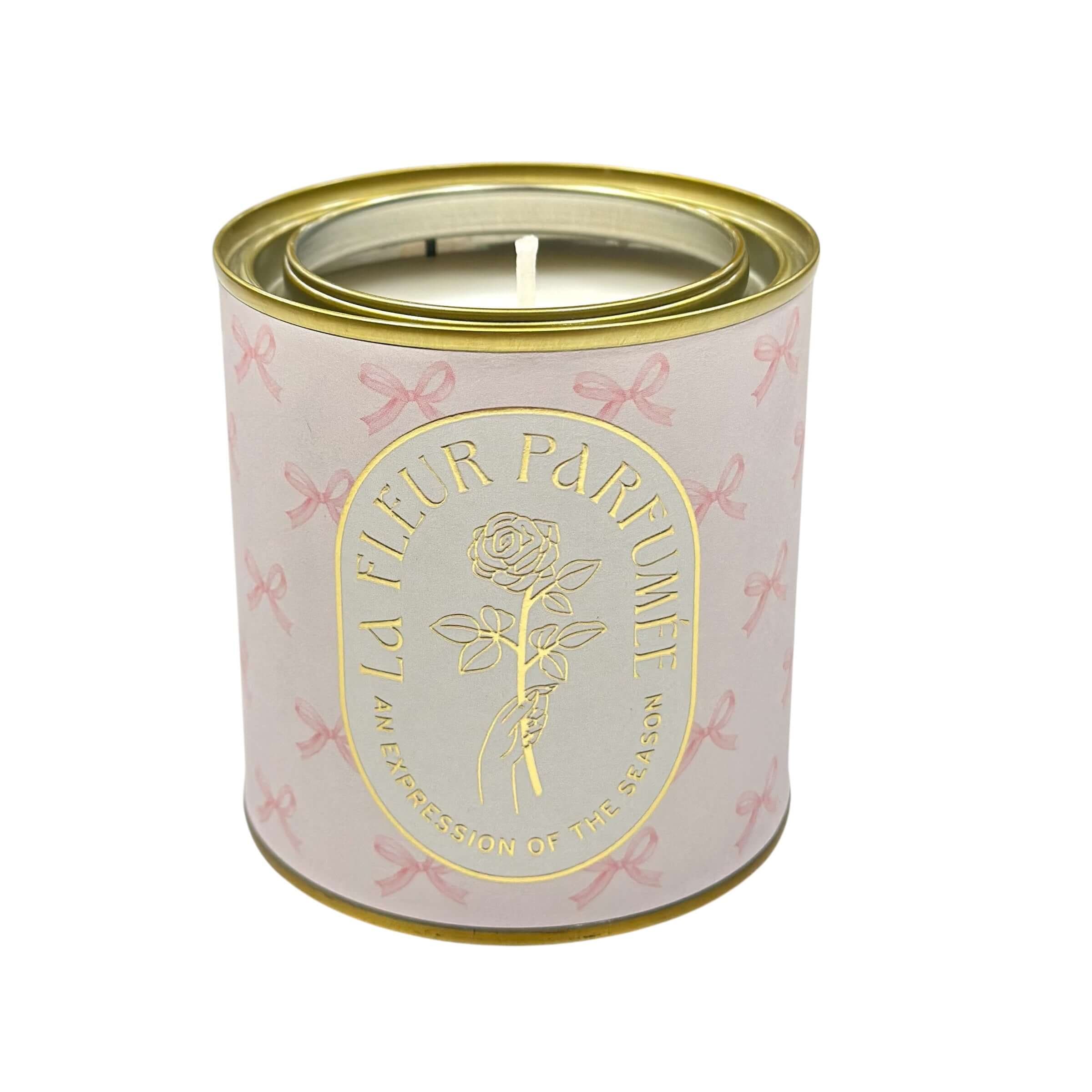 La Fleur Coquette Bow Tin Candle – Alicia DiMichele Boutique