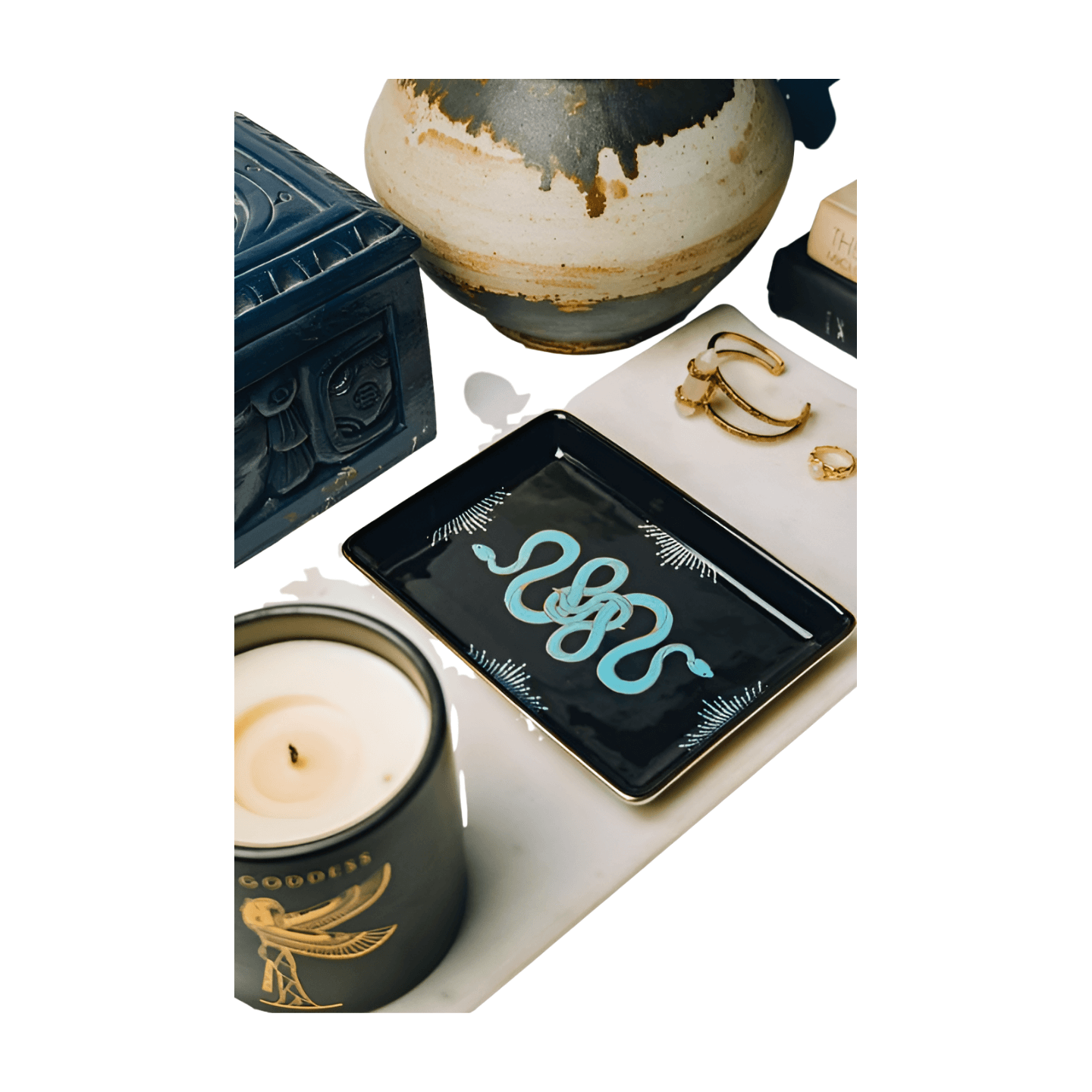 Golden Age Serpent Ceramic Tray – Alicia DiMichele Boutique