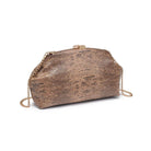 Brown Textured Clutch – Alicia DiMichele Boutique