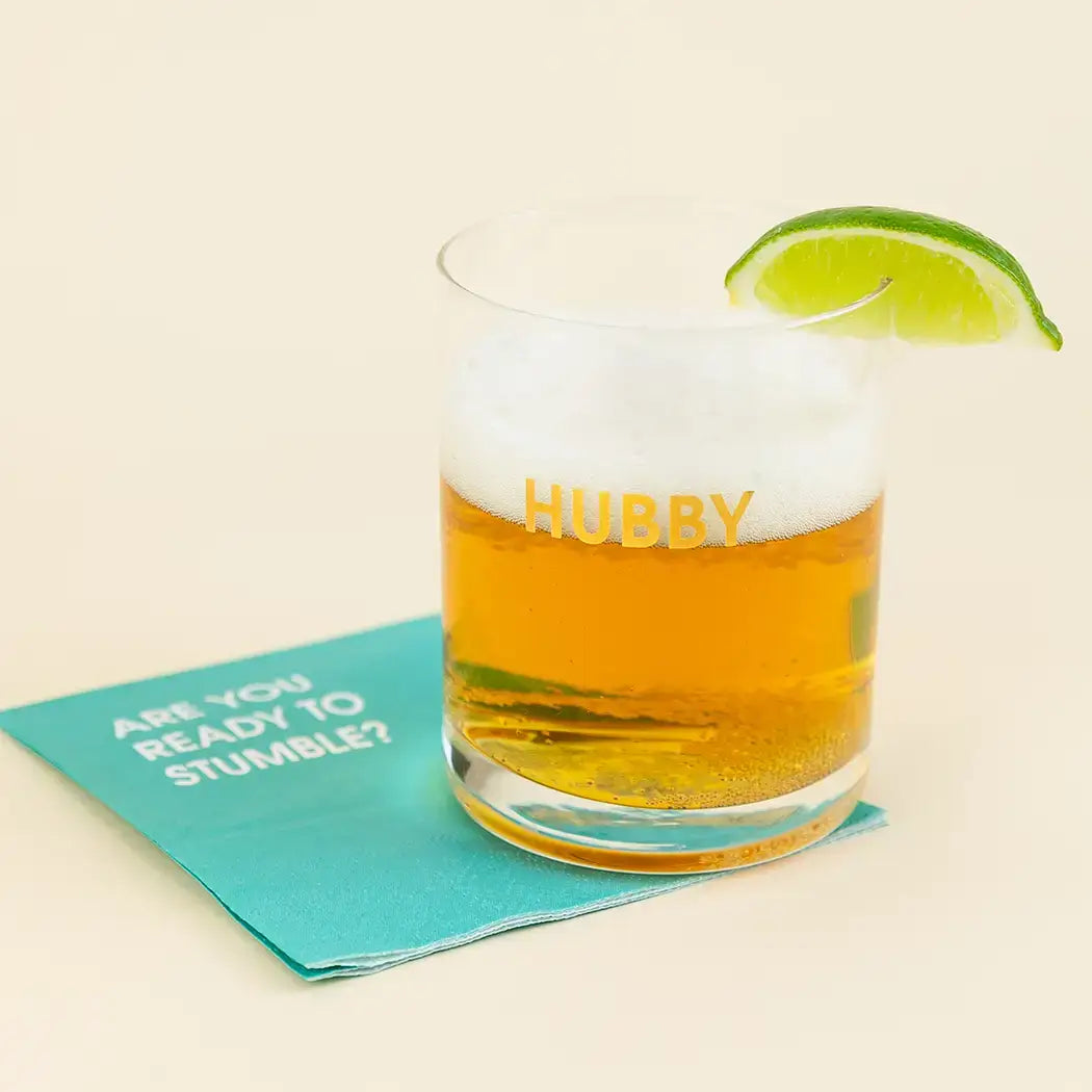 Hubby Rocks Glass – Alicia DiMichele Boutique