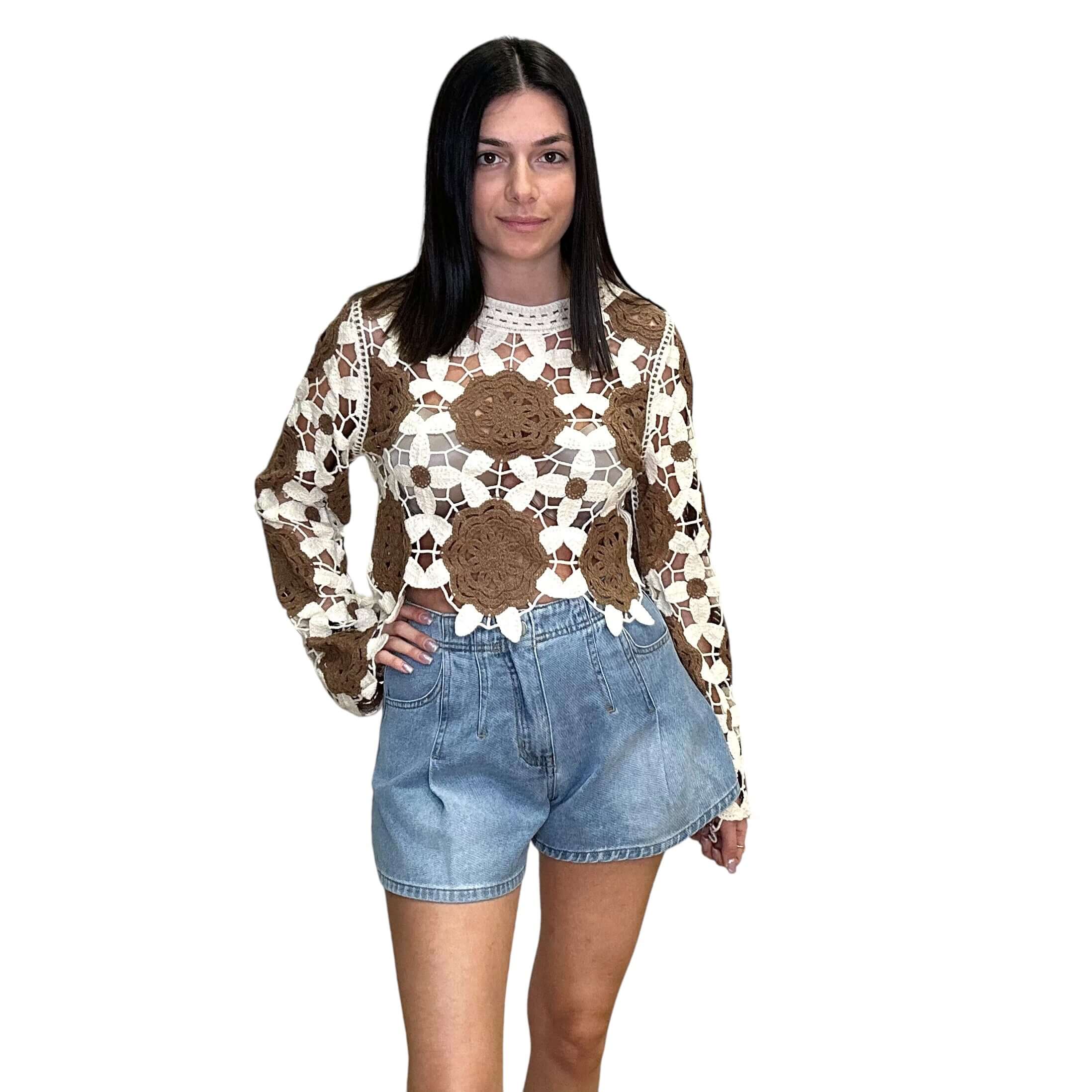 Pleated Detail Denim Shorts - Classic Blue – Alicia DiMichele Boutique