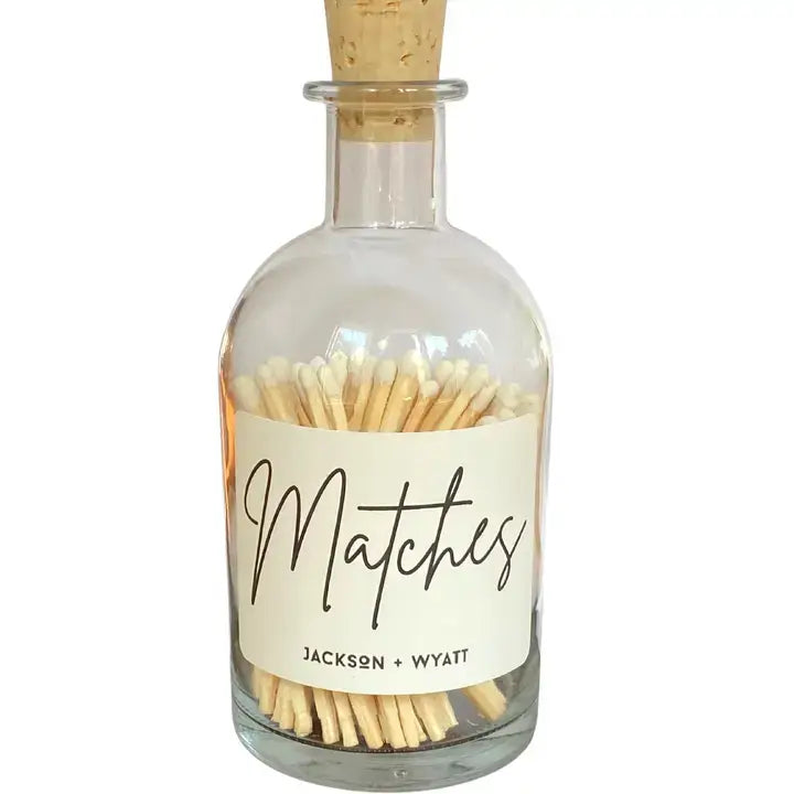 Apothecary Jar Matches – Alicia DiMichele Boutique