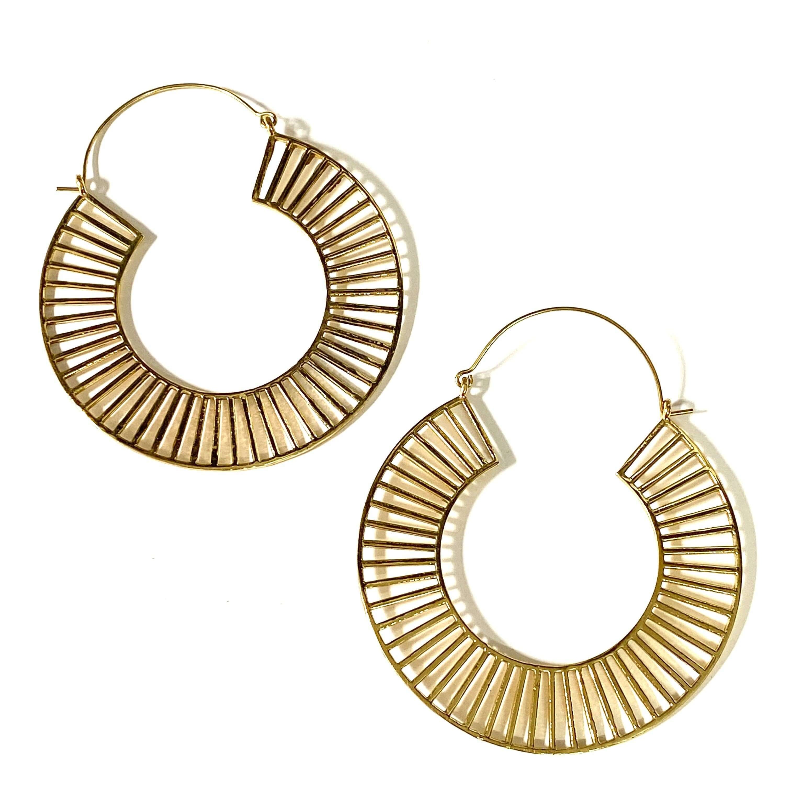 Sienna Bold Hoops – Alicia DiMichele Boutique