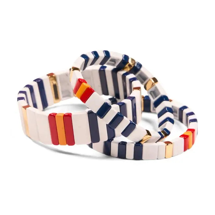 Seascape Tile Bracelets – Alicia DiMichele Boutique