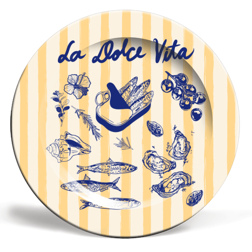 La Dolce Vita Coastal Plate – Alicia DiMichele Boutique