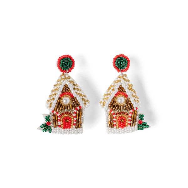 Holiday Spirit Beaded Earrings – Alicia DiMichele Boutique