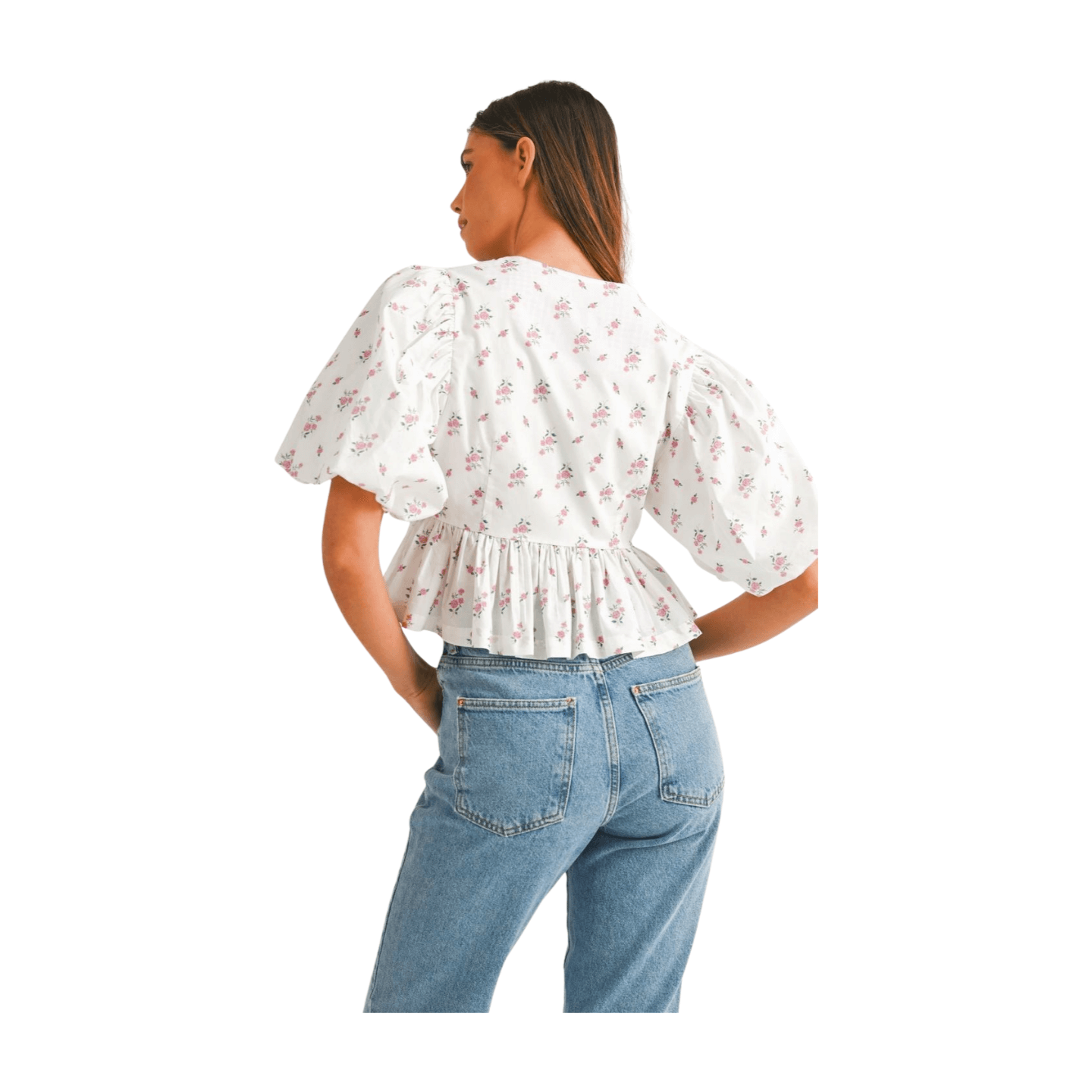 Sweet Peony Puff Crop Top - Pink – Alicia DiMichele Boutique