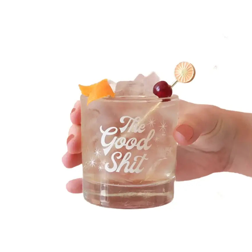 The Good Sh*t Rocks Glass – Alicia DiMichele Boutique