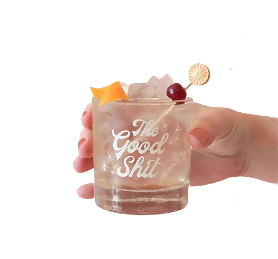 The Good Sh*t Rocks Glass – Alicia DiMichele Boutique
