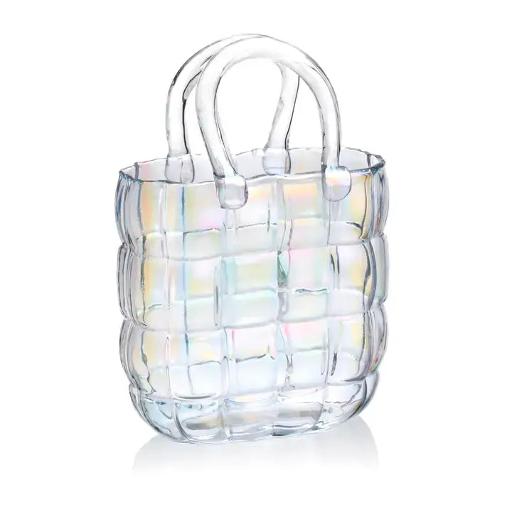Iridescent Quilted Handbag Vase – Alicia DiMichele Boutique