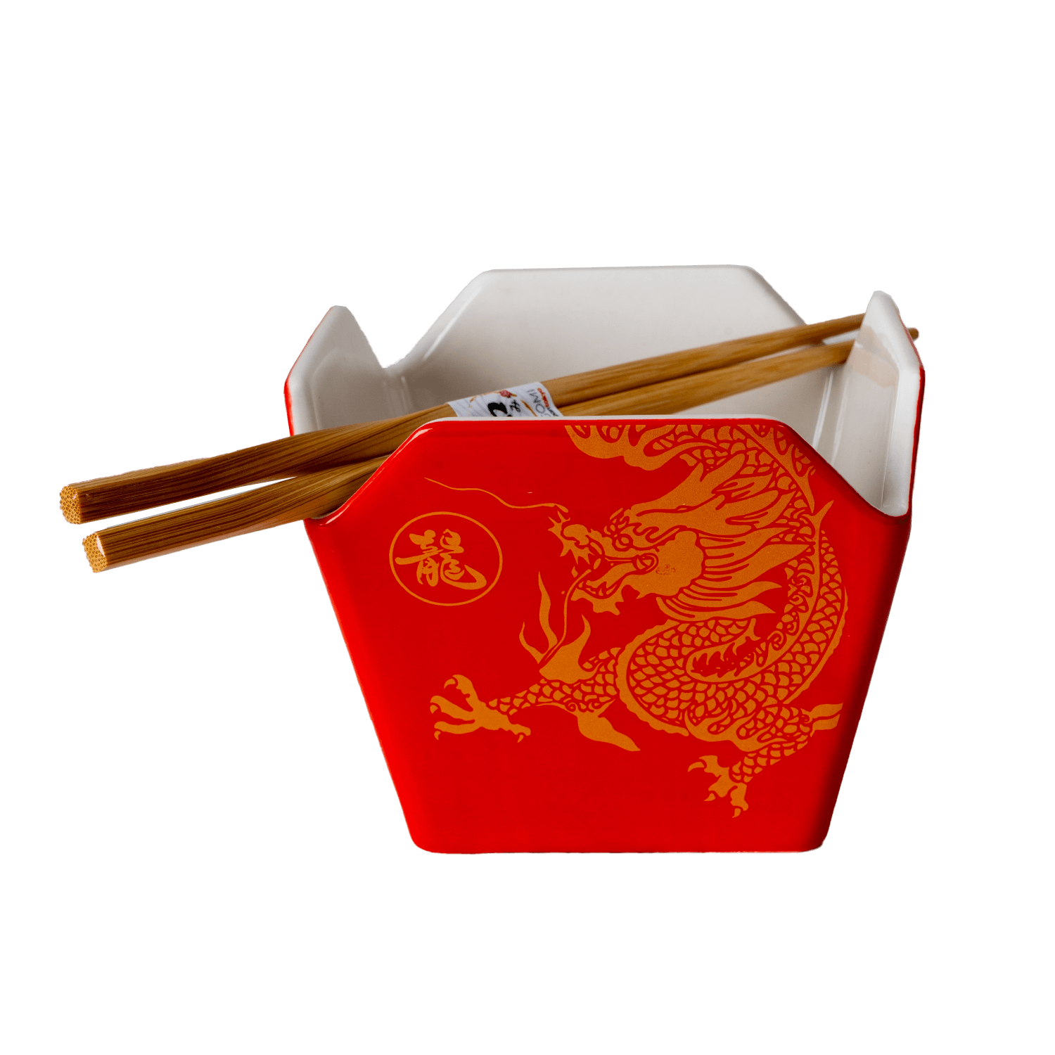Dragon Takeout Box Serving Bowl with Chopsticks – Alicia DiMichele Boutique