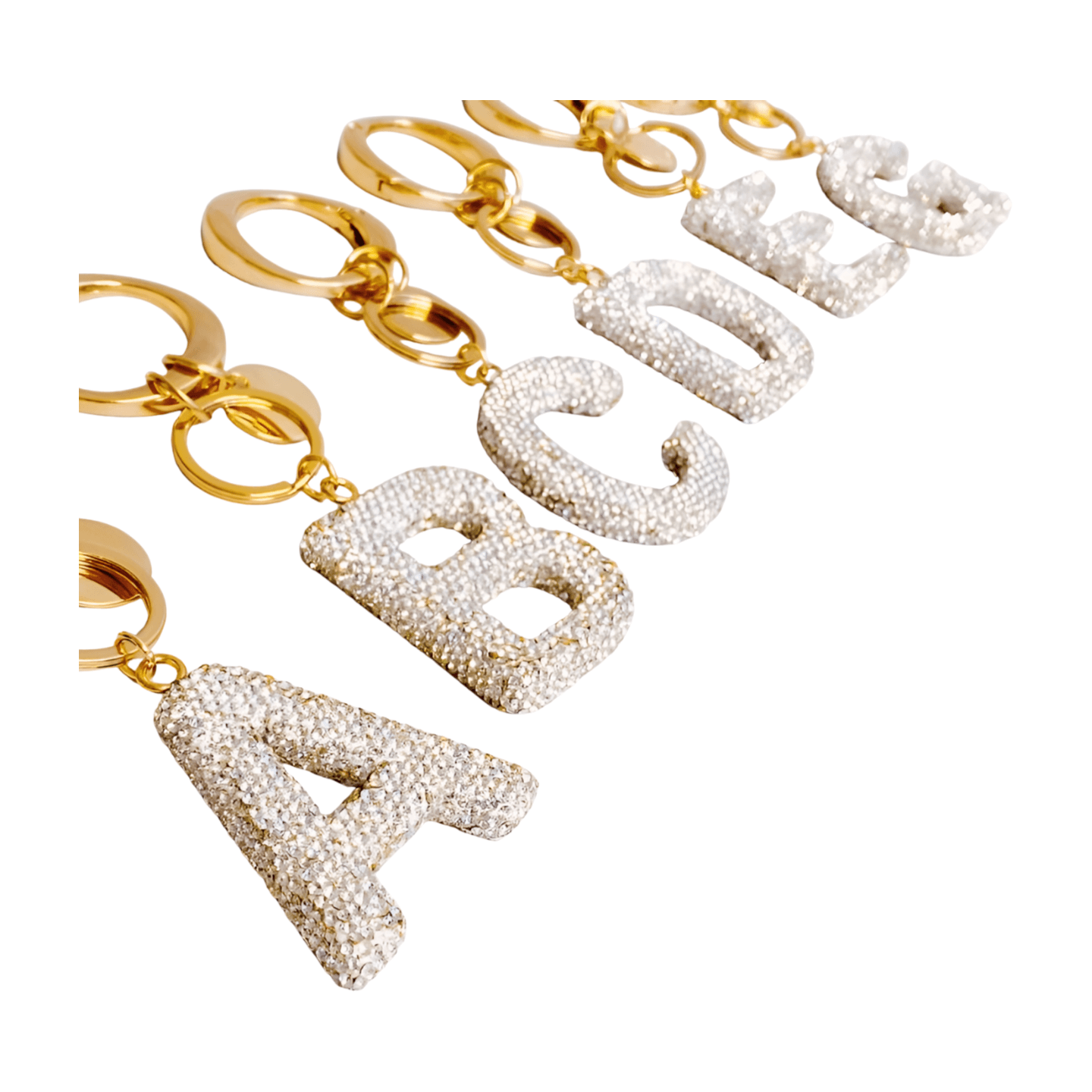 Glam Girl Initial Keychain – Alicia DiMichele Boutique