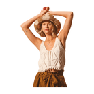 Artisan Knit Tank – Oatmeal – Alicia DiMichele Boutique
