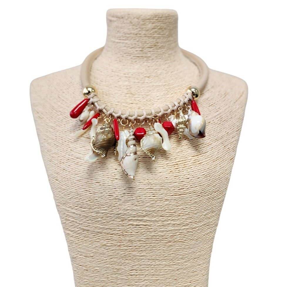 Nautical Seashell Charm Necklace – Alicia DiMichele Boutique