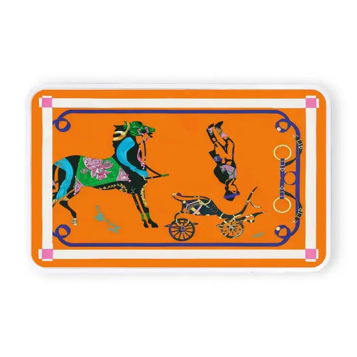 Equestrian Orange Treasure Box – Alicia DiMichele Boutique