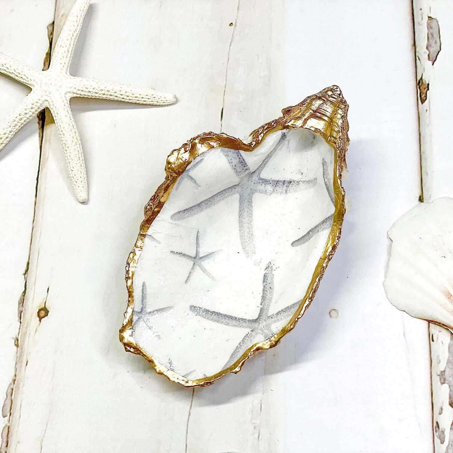 Grey Starfish Oyster Trinket Dish – Alicia DiMichele Boutique