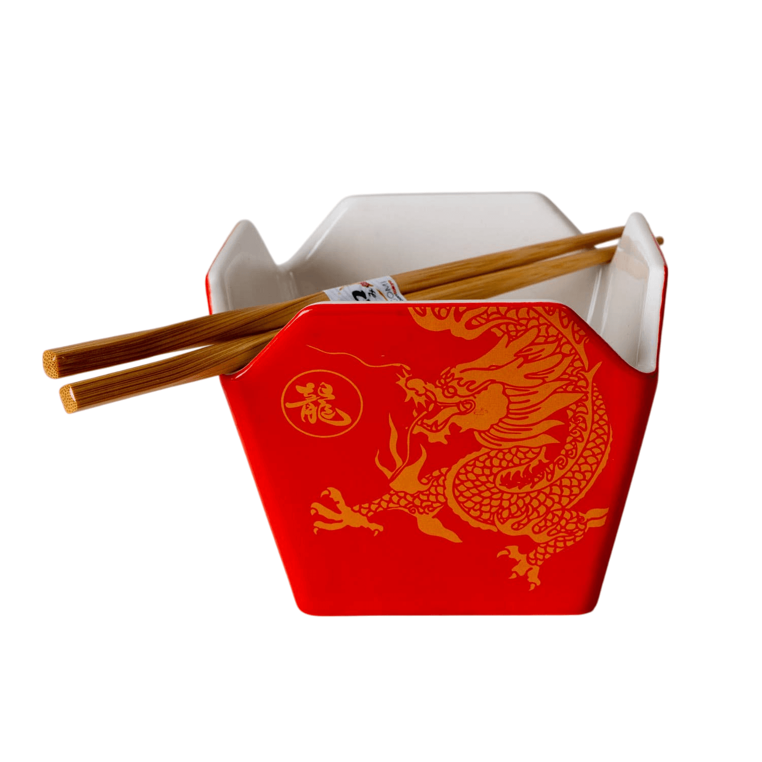 Dragon Takeout Box Serving Bowl with Chopsticks – Alicia DiMichele Boutique