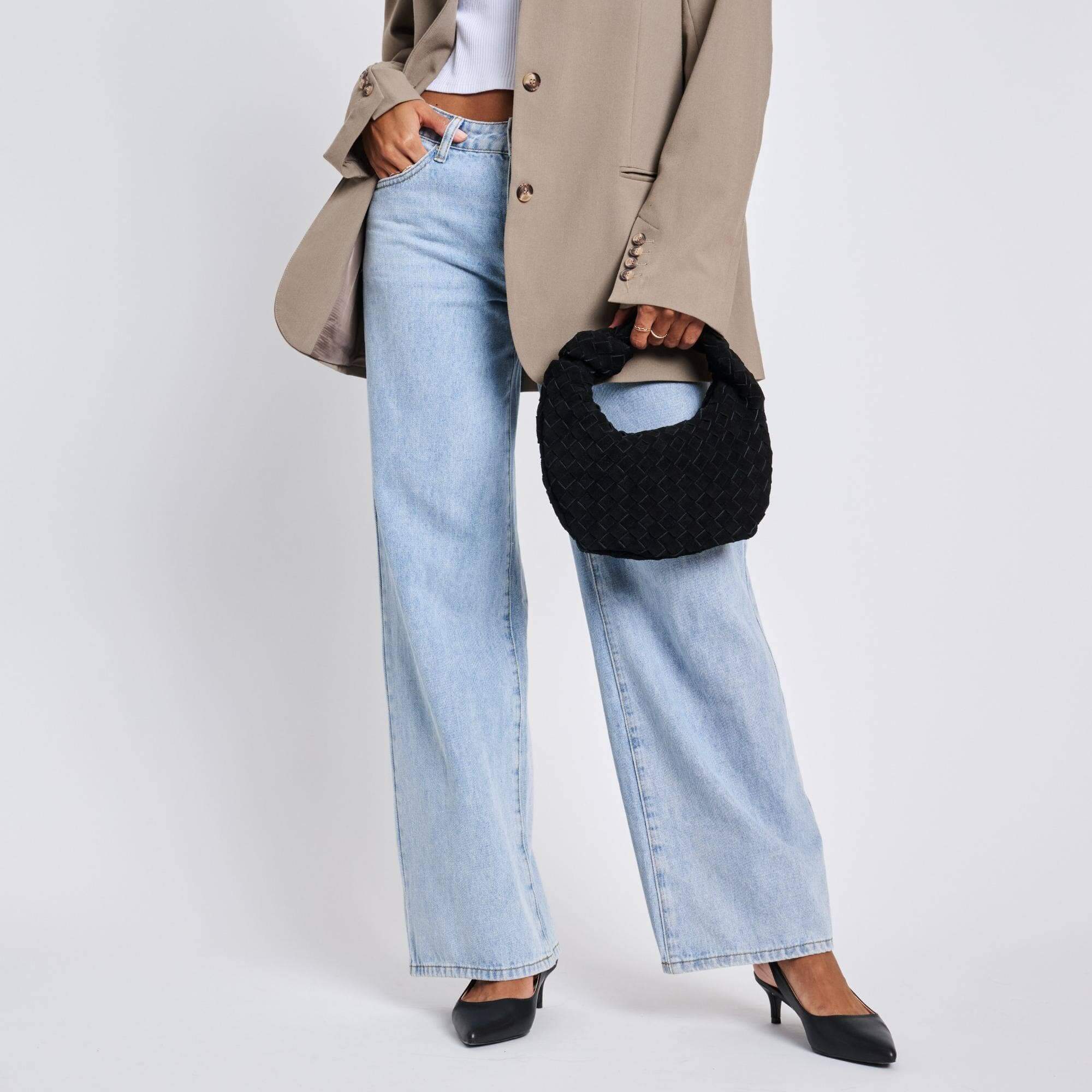 Black Suede Mini Hobo Bag – Alicia DiMichele Boutique