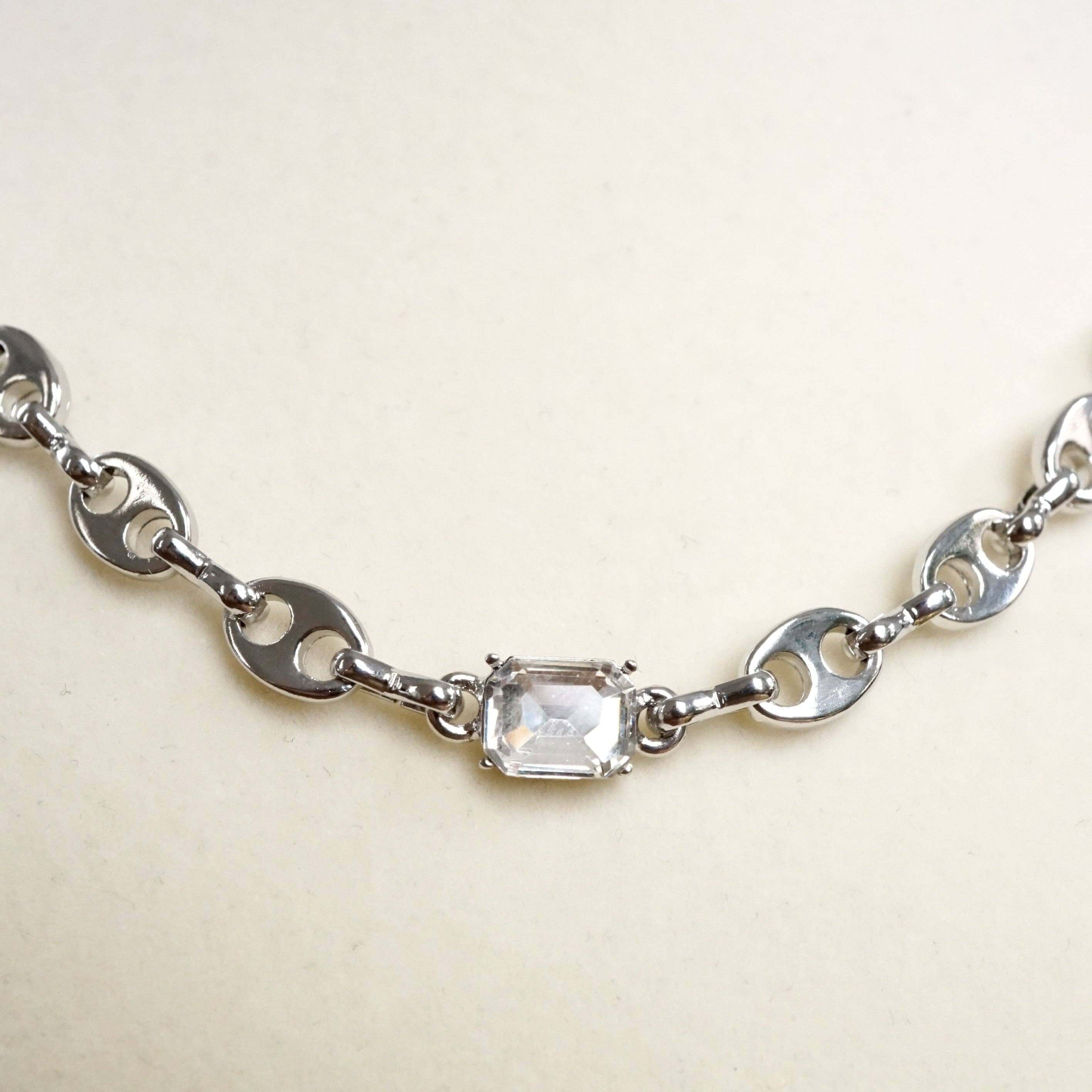 Silver Anchor Chain Necklace – Alicia DiMichele Boutique