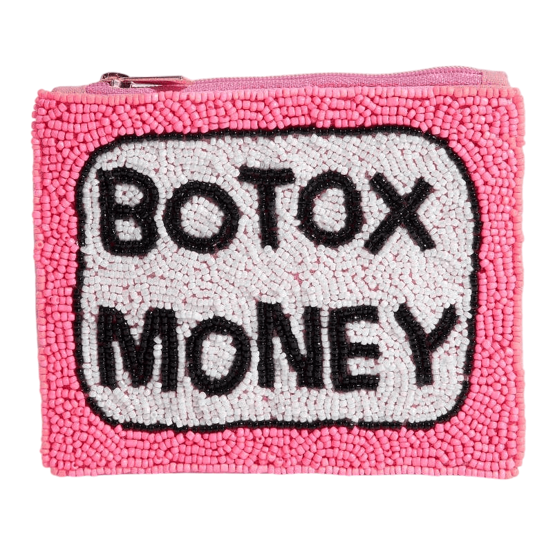 Seed Bead Botox Money Coin Purse – Alicia DiMichele Boutique