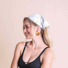 Ivory Paisley Bandana – Alicia DiMichele Boutique
