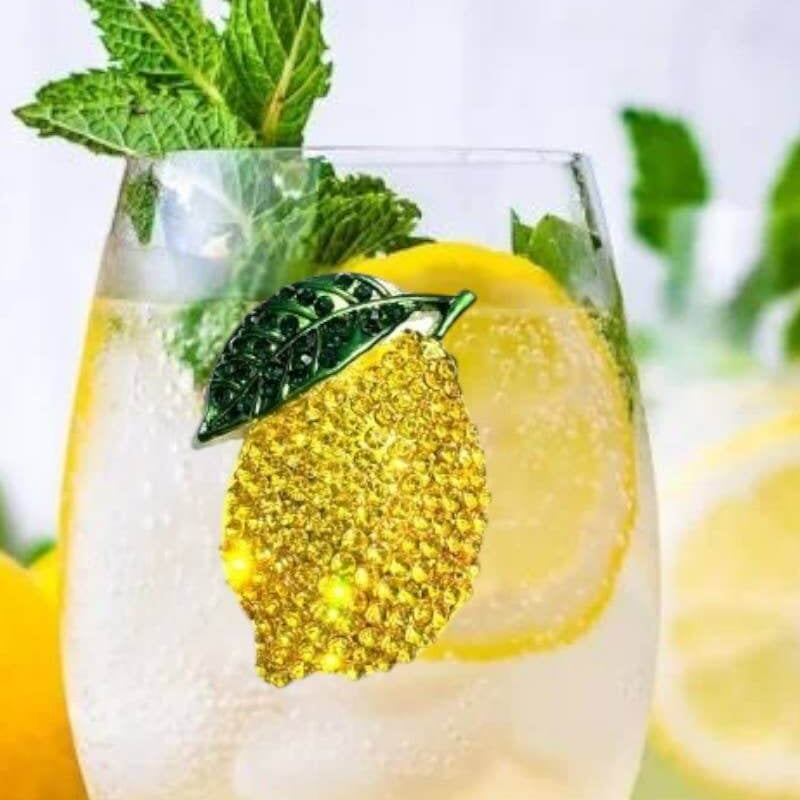 Lemon Stemless Wine Glass – Alicia DiMichele Boutique