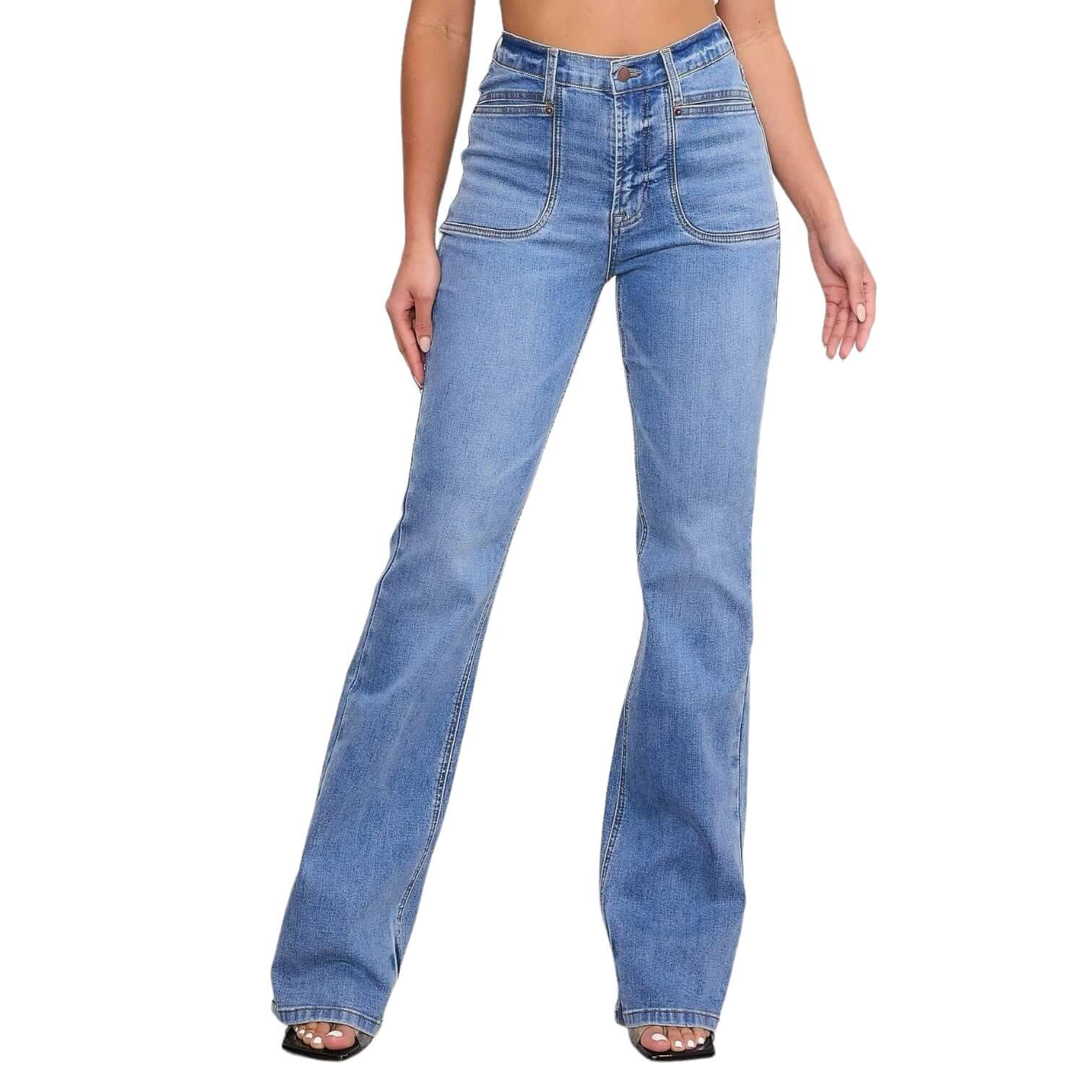 Square Pocket Bootcut Jeans – Alicia DiMichele Boutique
