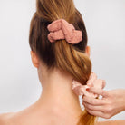 Kitsch Recycled Fabric Cloud Scrunchies 3pc Set - Rosewood – Alicia DiMichele Boutique