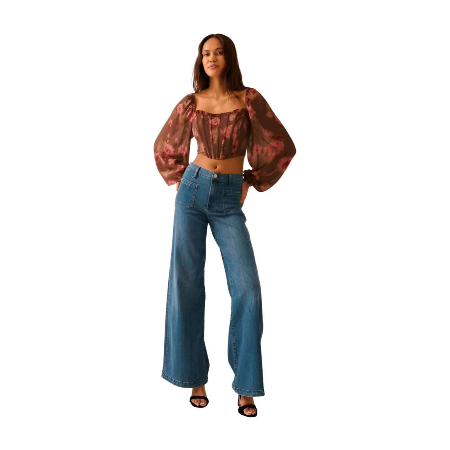 Floral Corset Bodice Crop Top – Alicia DiMichele Boutique
