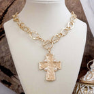 Byzantine Cross Pendant Toggle Necklace – Alicia DiMichele Boutique