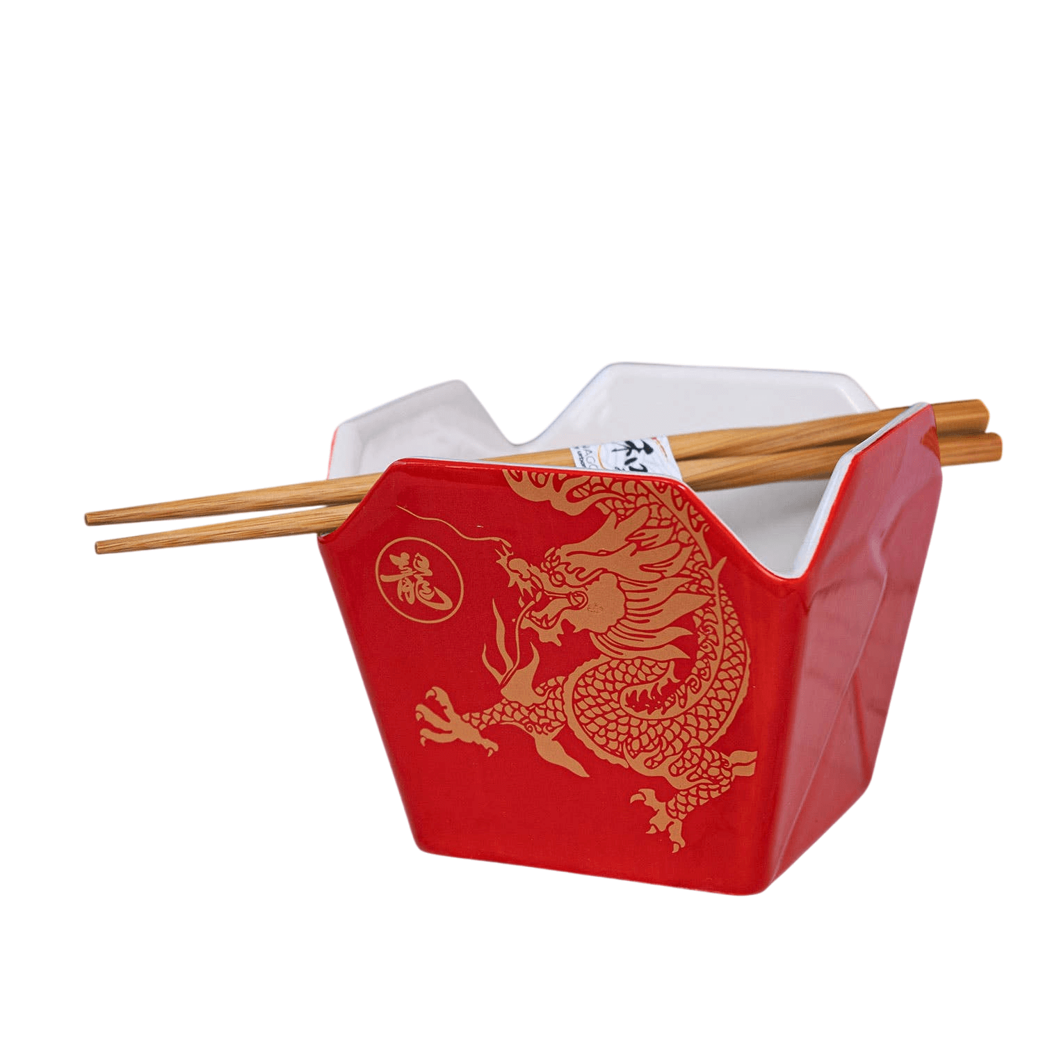 Dragon Takeout Box Serving Bowl with Chopsticks – Alicia DiMichele Boutique