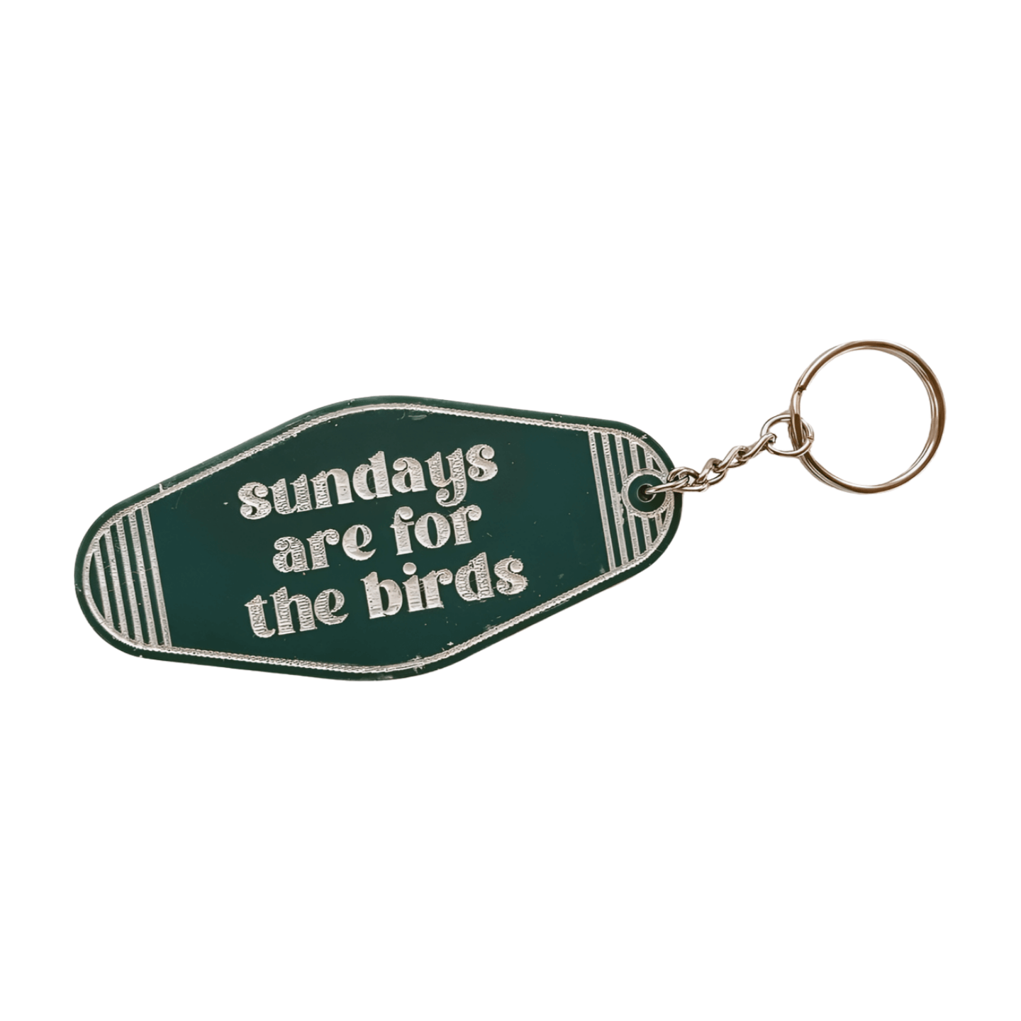 Sundays Are For The Birds Keychain – Alicia DiMichele Boutique
