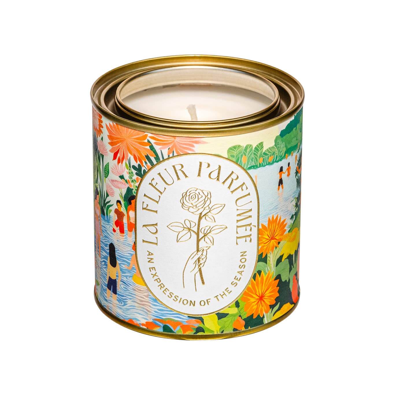 La Fleur Hamoa Tin Candle – Alicia DiMichele Boutique