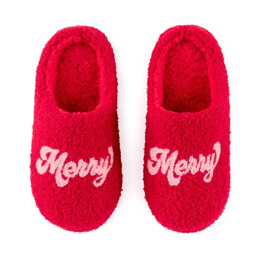 Merry Merry Slippers – Alicia DiMichele Boutique