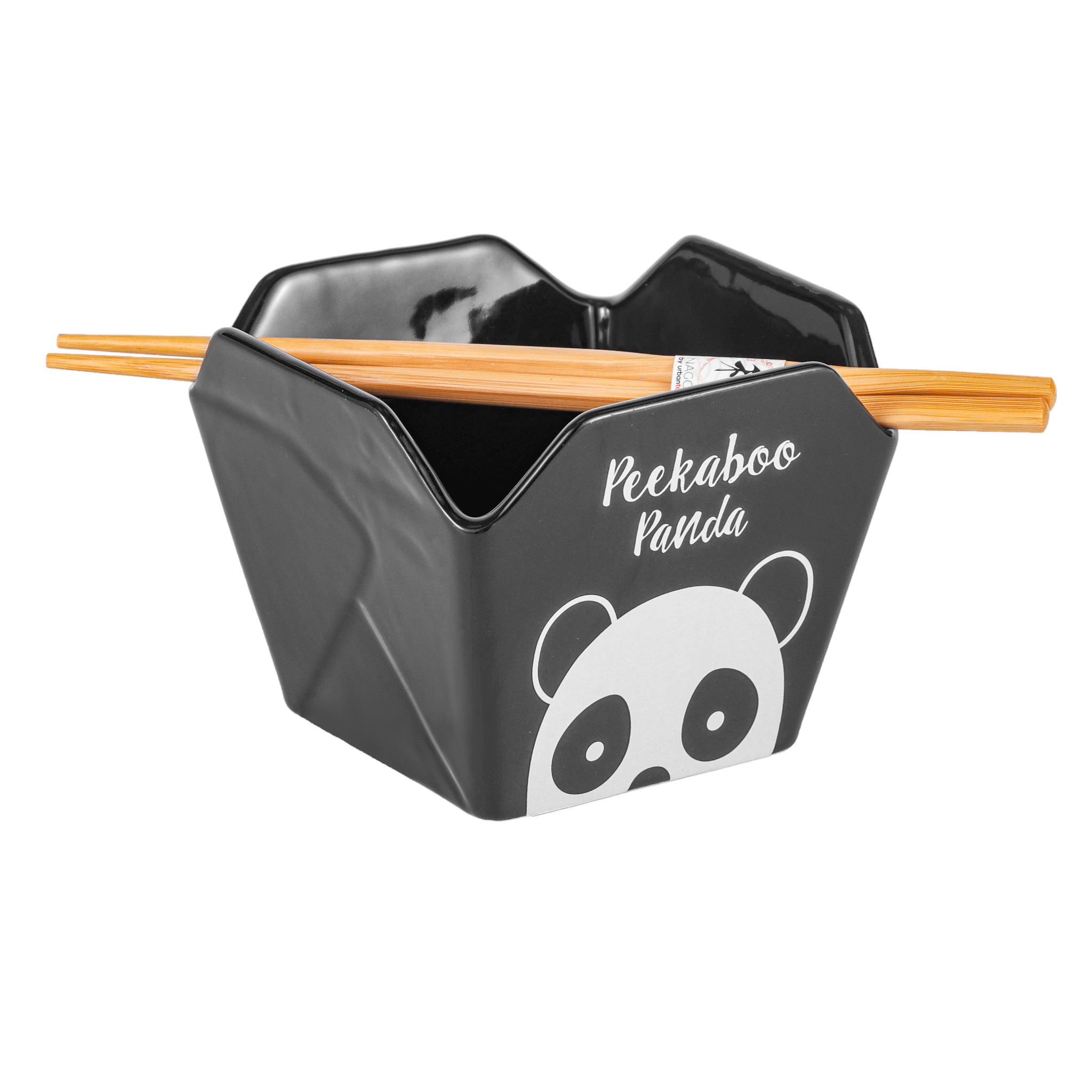 Peekaboo Panda Takeout Box Serving Bowl with Chopsticks – Alicia DiMichele Boutique