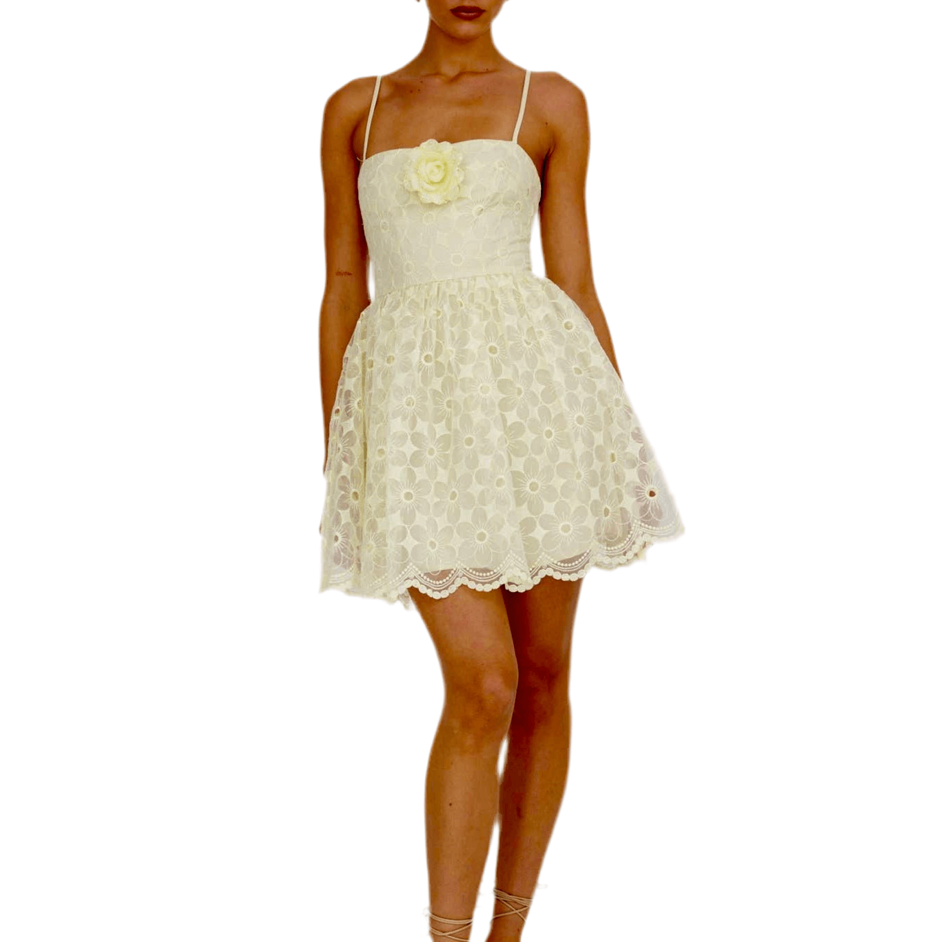 Lemon Drop Embellished Mini Dress – Alicia DiMichele Boutique