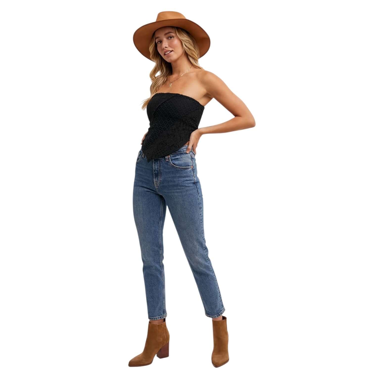 Midnight Muse Lace Bandana Top – Alicia DiMichele Boutique