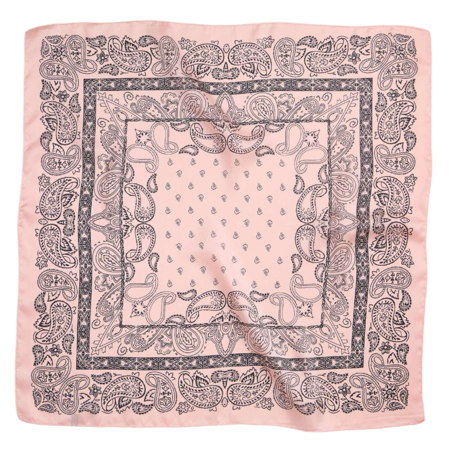 Classic Paisley Bandana Scarf - Pink – Alicia DiMichele Boutique