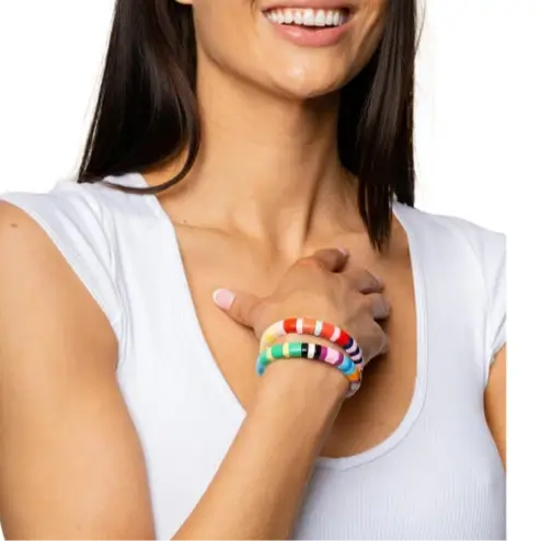 Sugar Stripe Tile Bracelet – Alicia DiMichele Boutique