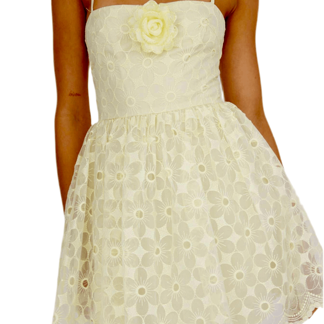 Lemon Drop Embellished Mini Dress – Alicia DiMichele Boutique