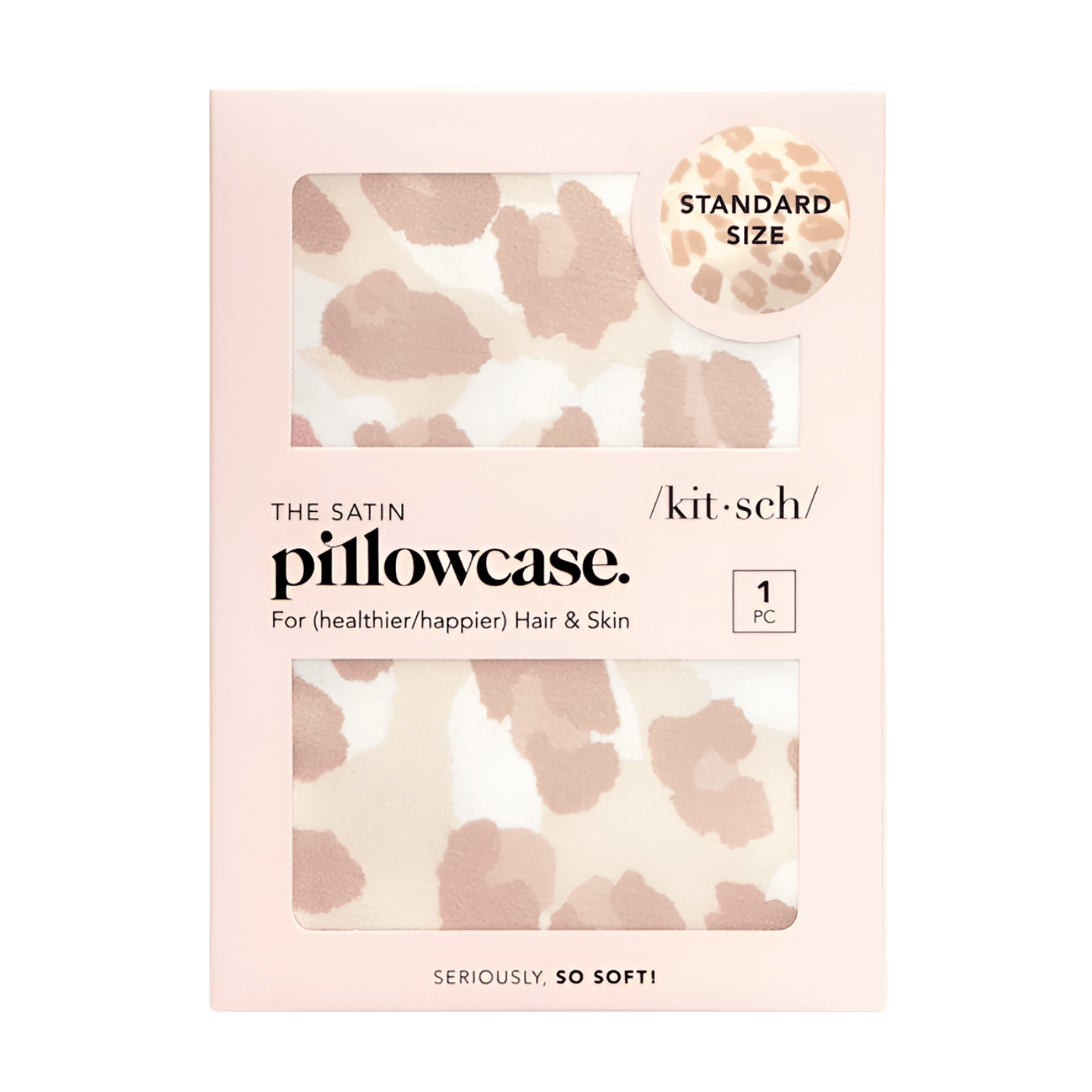 Kitsch Satin Pillowcase - Leopard – Alicia DiMichele Boutique