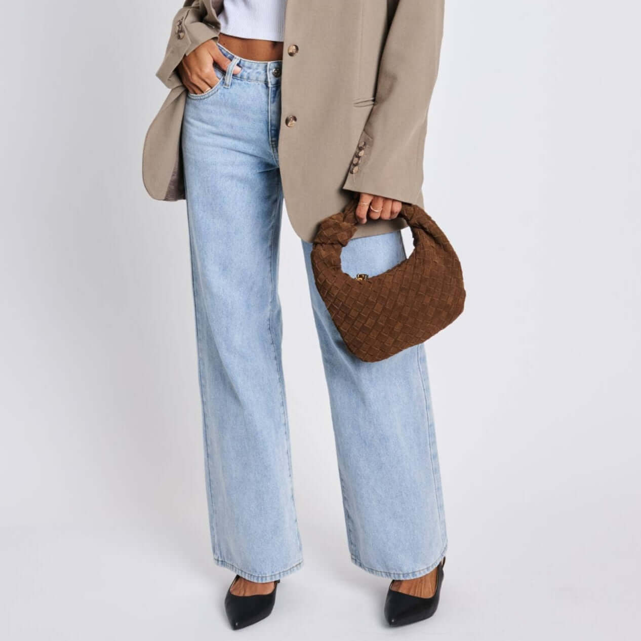 Chocolate Suede Mini Hobo Bag – Alicia DiMichele Boutique